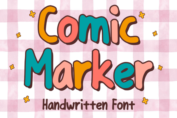 Comic Marker: Playful Font for Creative Design Projects