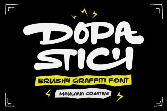 Dopa Stich: Integrating Bold Graffiti Typography into Professional Design Workflows