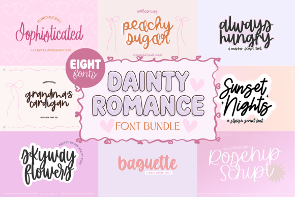 Elevating Digital Intimacy: The Strategic Value of the Dainty Romance Script Bundle in Modern Branding