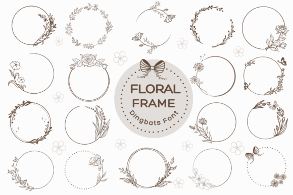 Floral Frame: Elevating Digital Design with Hand-Drawn Elegance