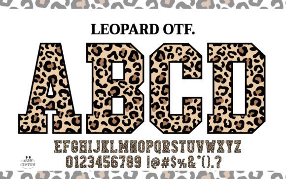 Leopard Varsity Font: A Guide to Wild Typography and Cricut Compatibility