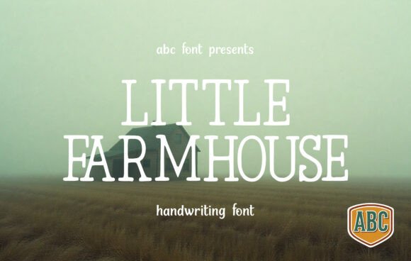 Little Farmhouse: Rustic Serif Charm for Authentic Design
