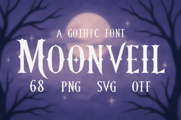 Moonveil: Integrating Gothic Charm and Spooky Elegance into Visual Design