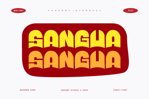 Sangua Font: Bold 70s Retro Style for Modern Design