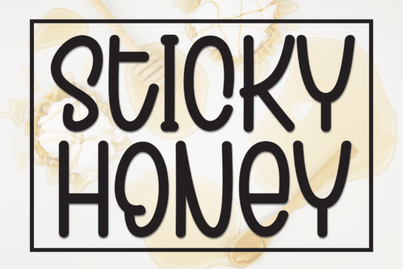 Sticky Honey: Warmth and Clarity in Display Type