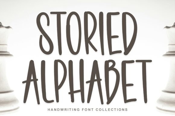 Storied Alphabet: Elevating Design with Handwritten Elegance and Playful Boldness