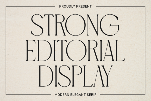 Strong Editorial Display: Elevating High-Fashion Design