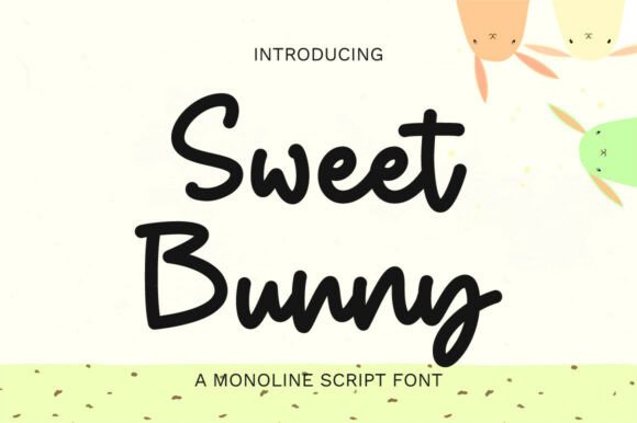 Sweet Bunny: Elevating Visual Identity with Graceful Script Typography