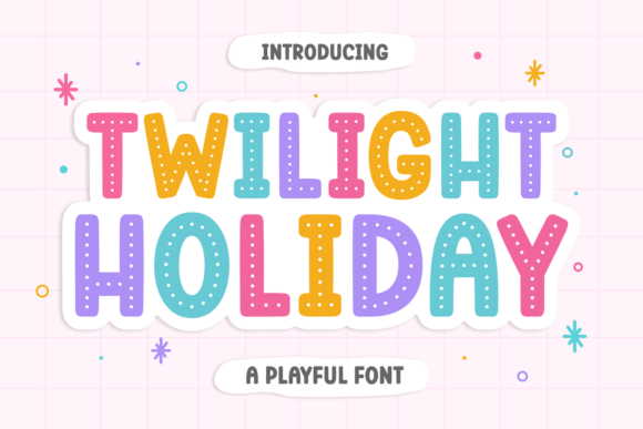 Twilight Holiday: A Playful Font for Joyful Designs