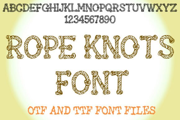Tying Design Together: Practical Applications of the Rope Knots Typeface