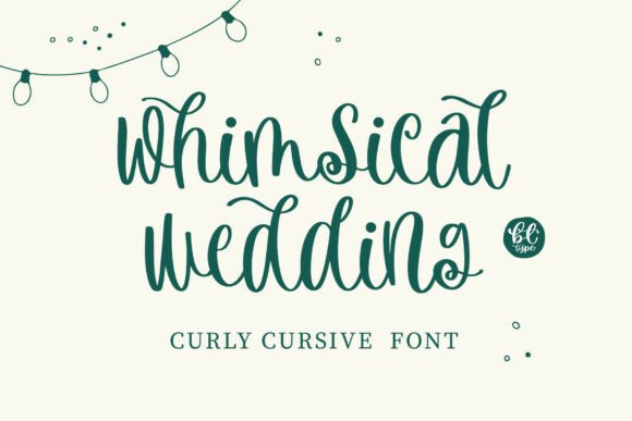 Whimsical Wedding Font: Playful Script for Joyful Designs